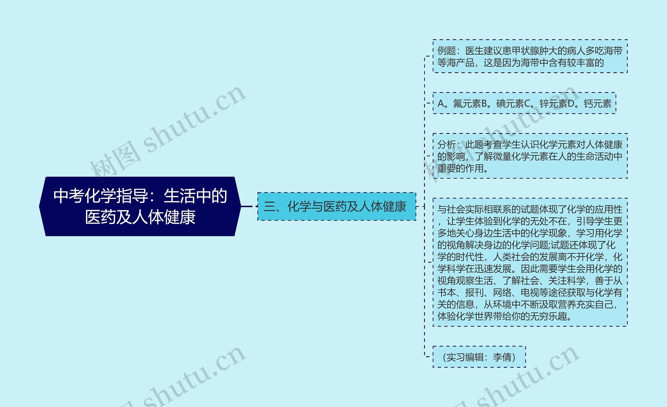 中考化学指导：生活中的医药及人体健康