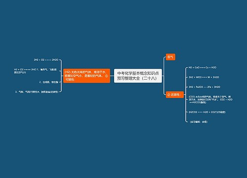 中考化学基本概念知识点预习整理大全（二十八）