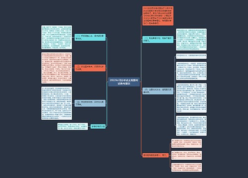 2022年司法考试主观题考试备考建议