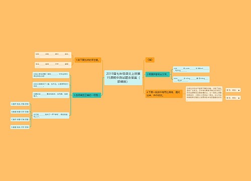 2019届七年级语文上册第15课期中测试题含答案（部编版）