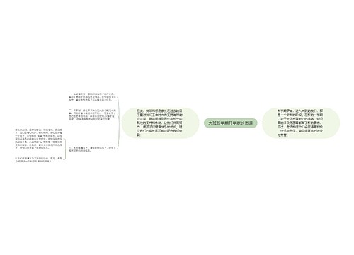 大班新学期开学家长寄语