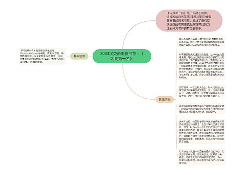 2023学英语电影推荐：《叫我第一名》