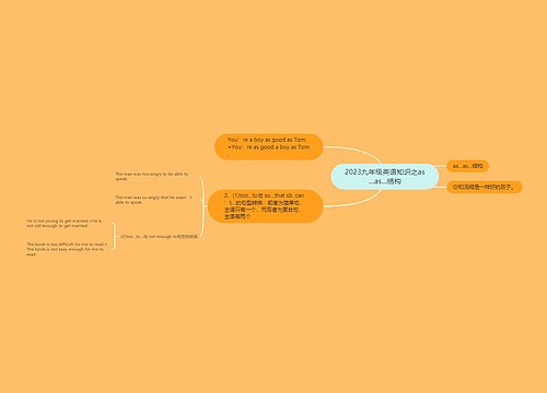 2023九年级英语知识之as…as…结构