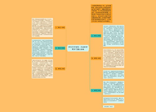 新东方中考网：历史新学期学习建议指南