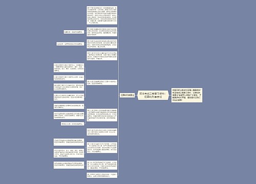 司法考试二卷复习资料：犯罪和刑事责任