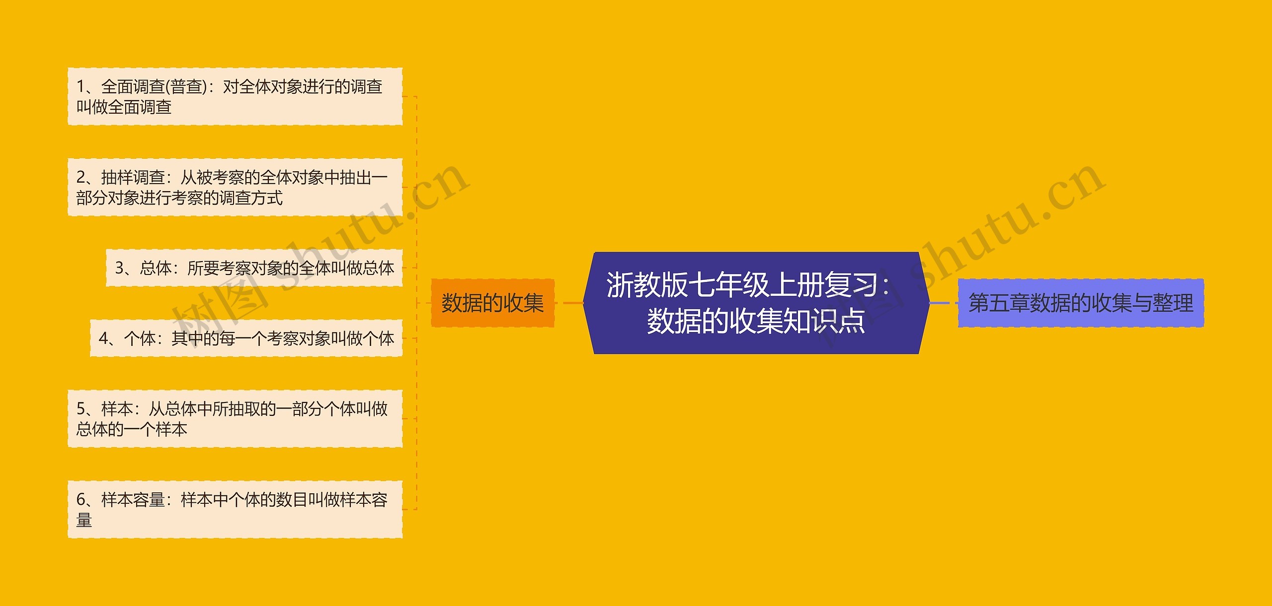 浙教版七年级上册复习：数据的收集知识点