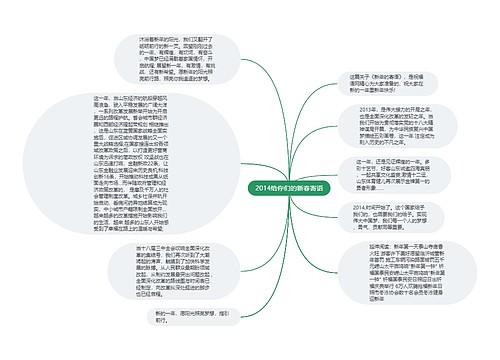 2014给你们的新春寄语