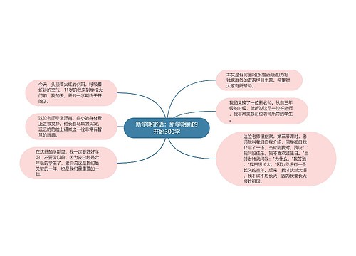 新学期寄语：新学期新的开始300字