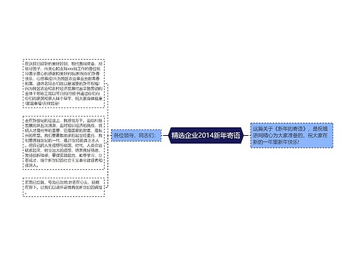 精选企业2014新年寄语