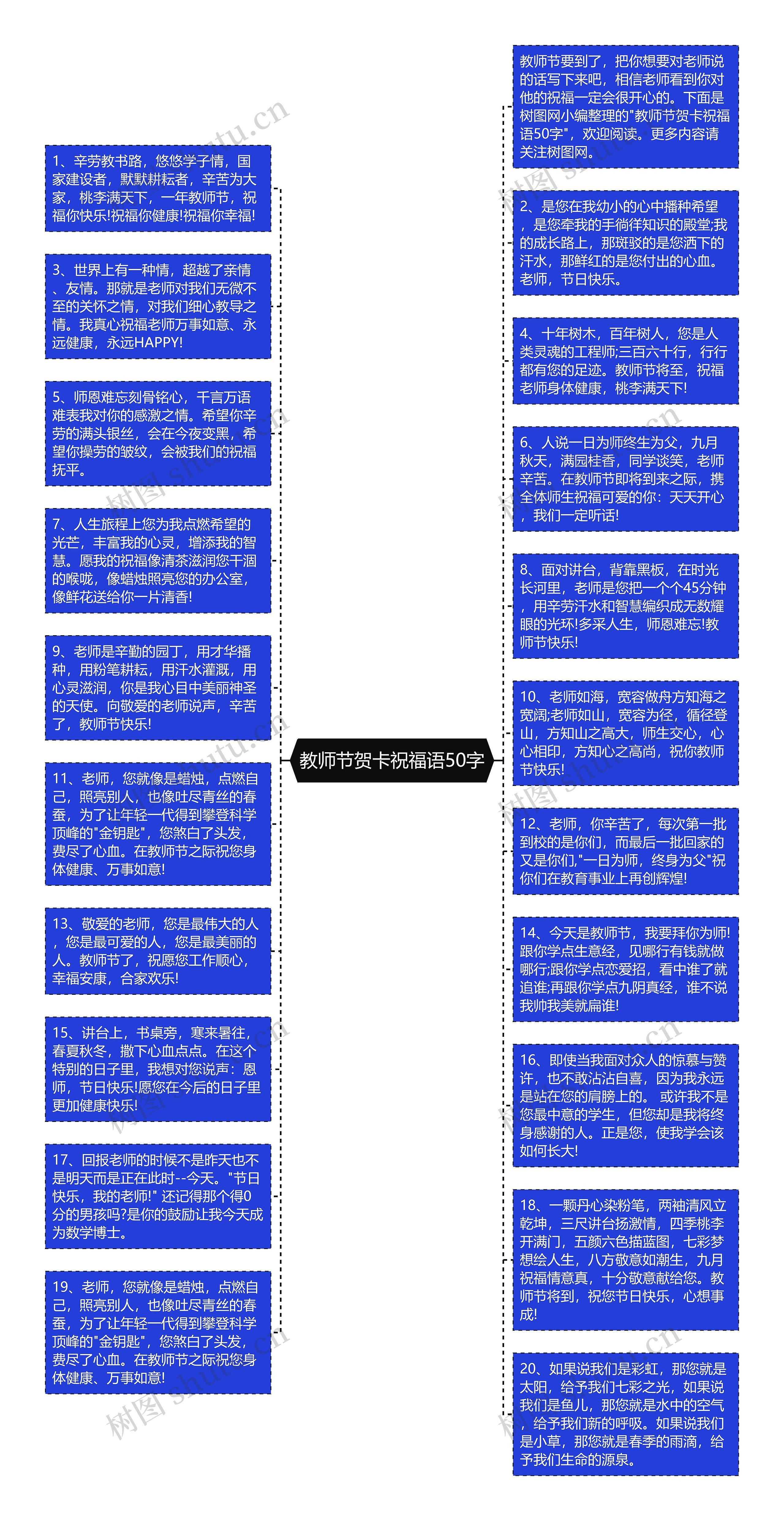 教师节贺卡祝福语50字