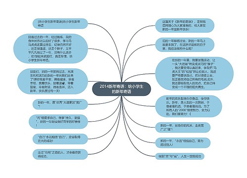 2014新年寄语：给小学生的新年寄语