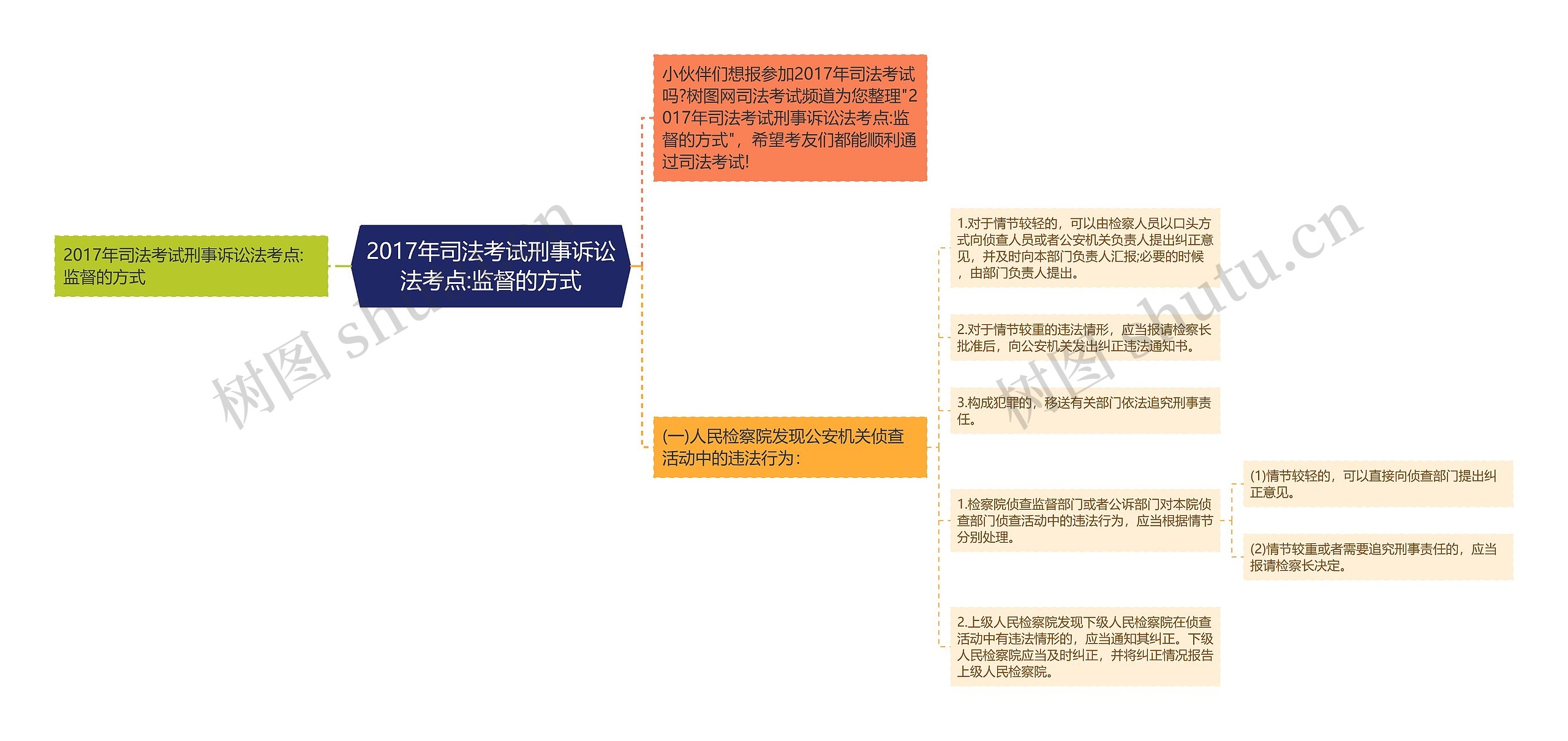 2017年司法考试刑事诉讼法考点:监督的方式