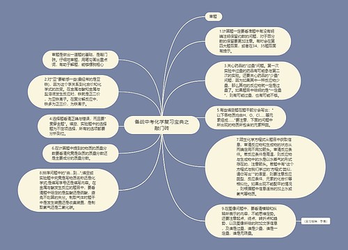 备战中考化学复习宝典之敲门砖