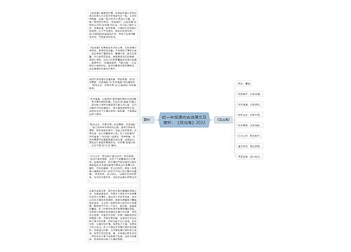 初一年级课内古诗原文及赏析：《观沧海》2022