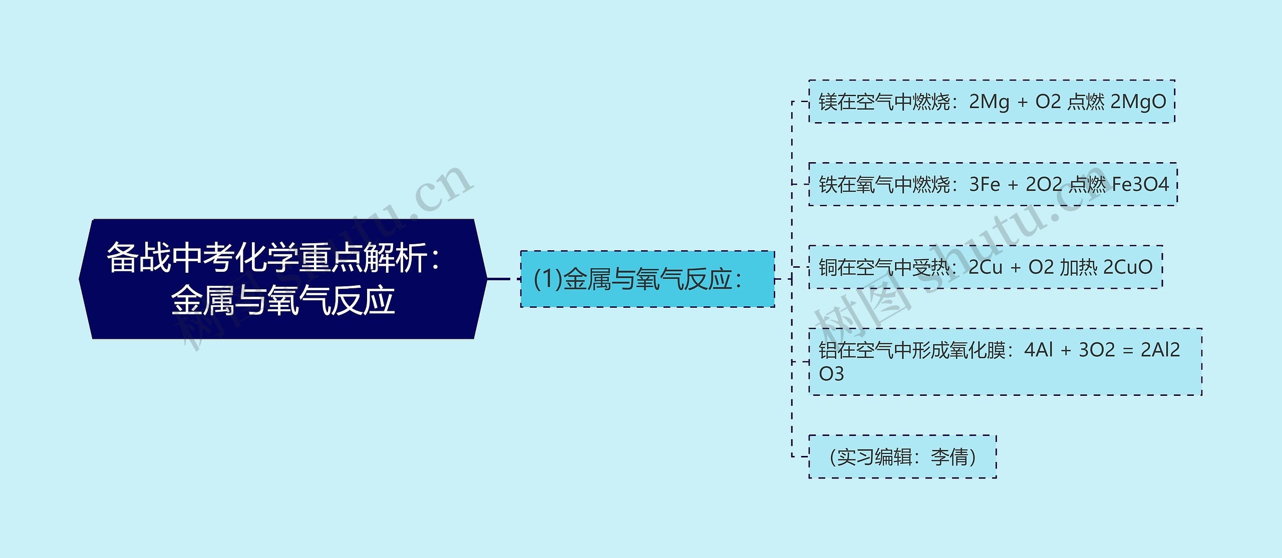 备战中考化学重点解析：金属与氧气反应