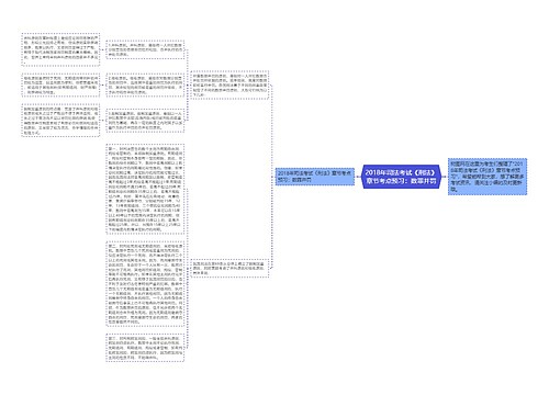 2018年司法考试《刑法》章节考点预习：数罪并罚思维导图