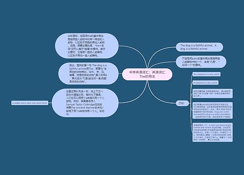 中学英语词汇：英语词汇The的用法