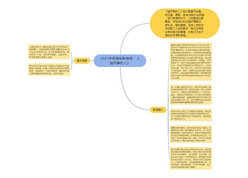 2023学英语电影推荐：《追风筝的人》