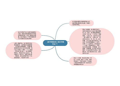 【新学期寄语】新的学期开始了！