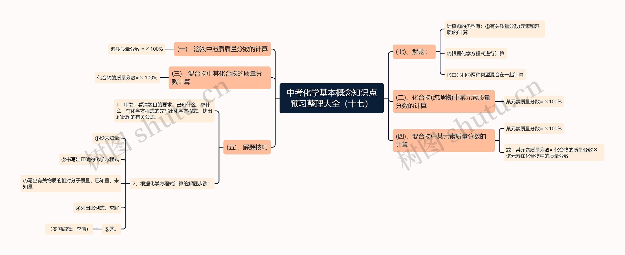 中考化学基本概念知识点预习整理大全（十七）