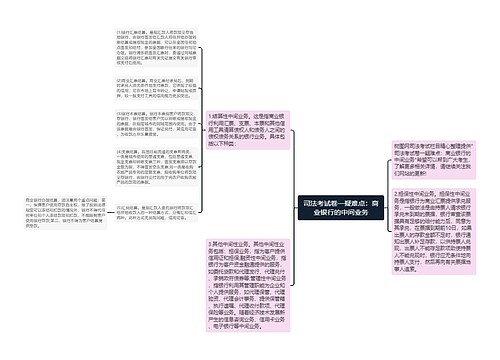 司法考试卷一疑难点：商业银行的中间业务