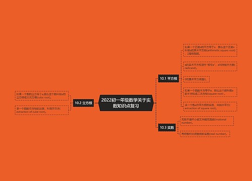 2022初一年级数学关于实数知识点复习 2022初一年级数学关于实数知识点复习