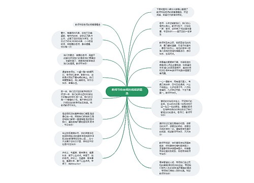 教师节给老师的祝福语精选思维导图