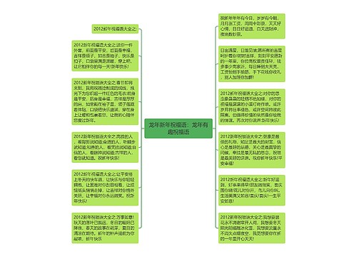 龙年新年祝福语：龙年有趣祝福语