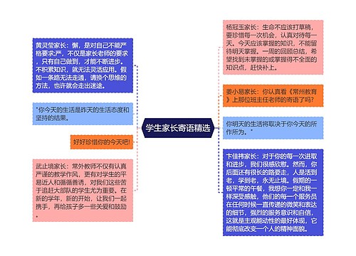 学生家长寄语精选