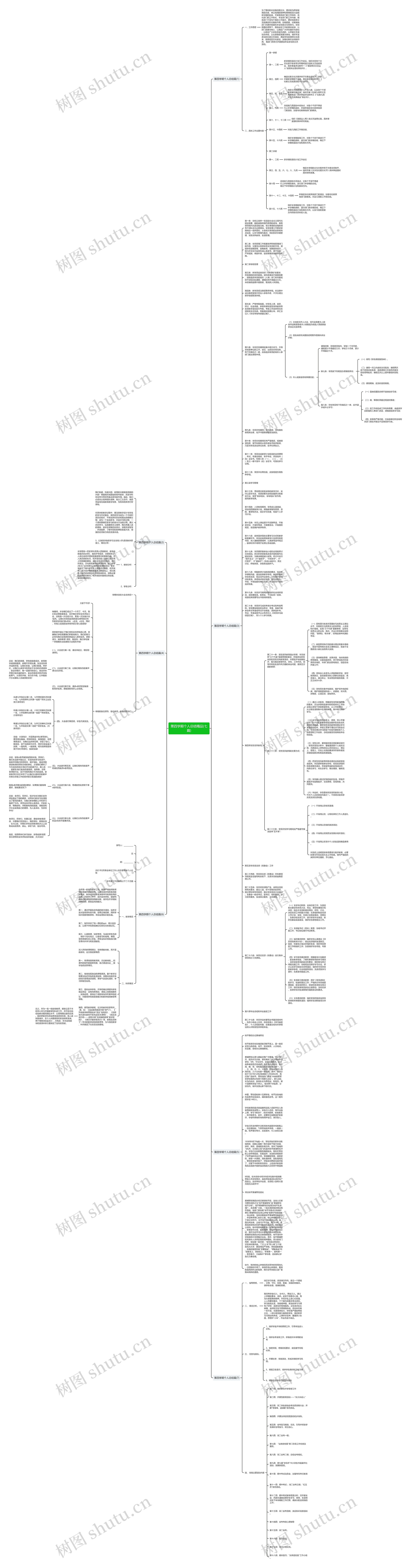 第四学期个人总结精品(七篇)思维导图