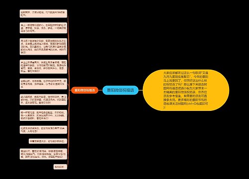 重阳微信祝福语