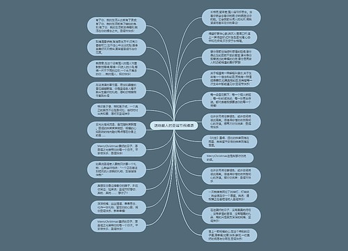 送给爱人的圣诞节祝福语思维导图