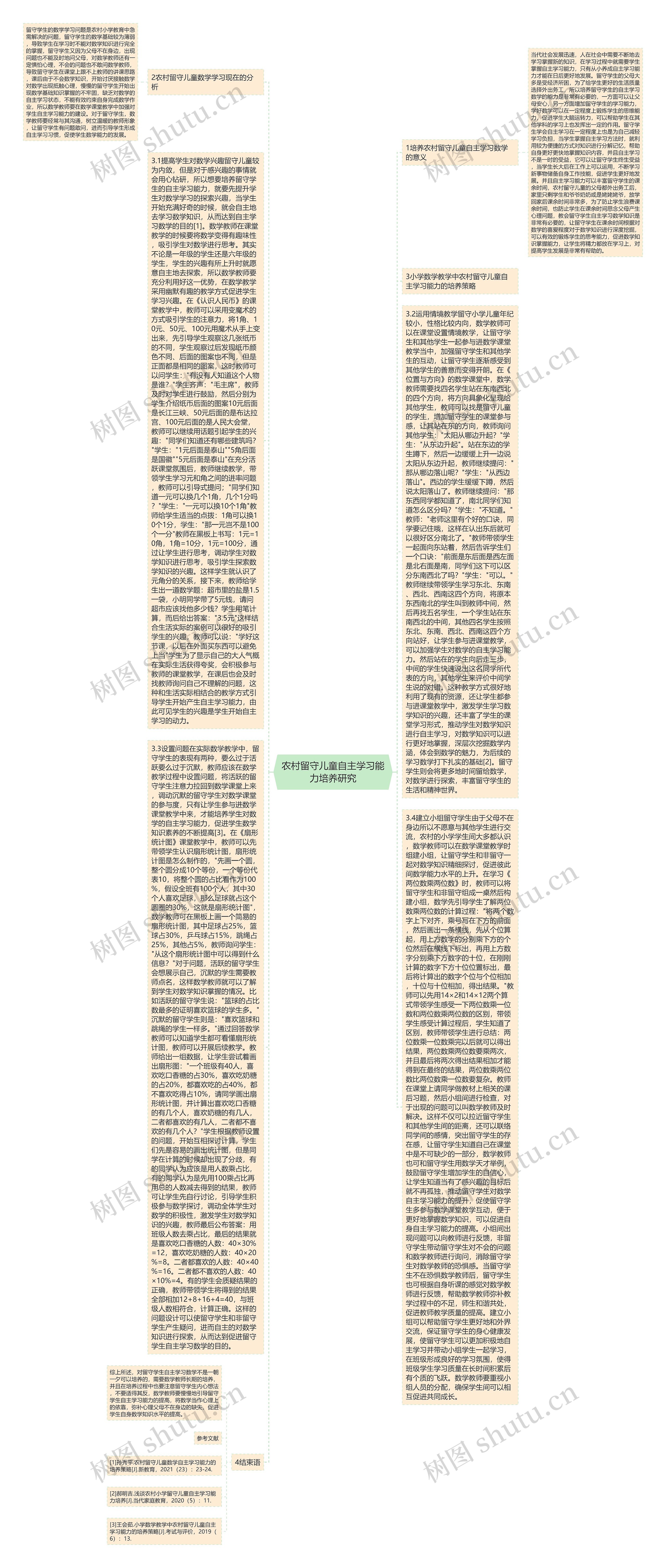 农村留守儿童自主学习能力培养研究