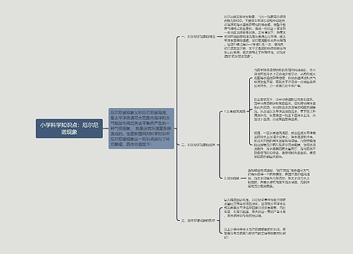 小学科学知识点：厄尔尼诺现象