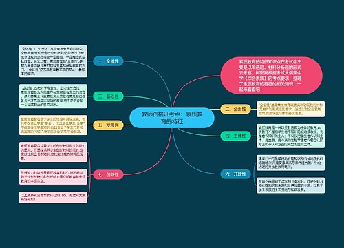 教师资格证考点：素质教育的特征