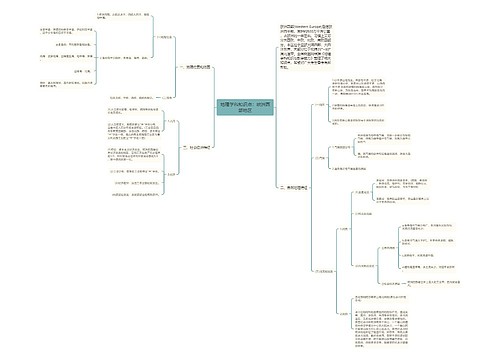 地理学科知识点：欧洲西部地区