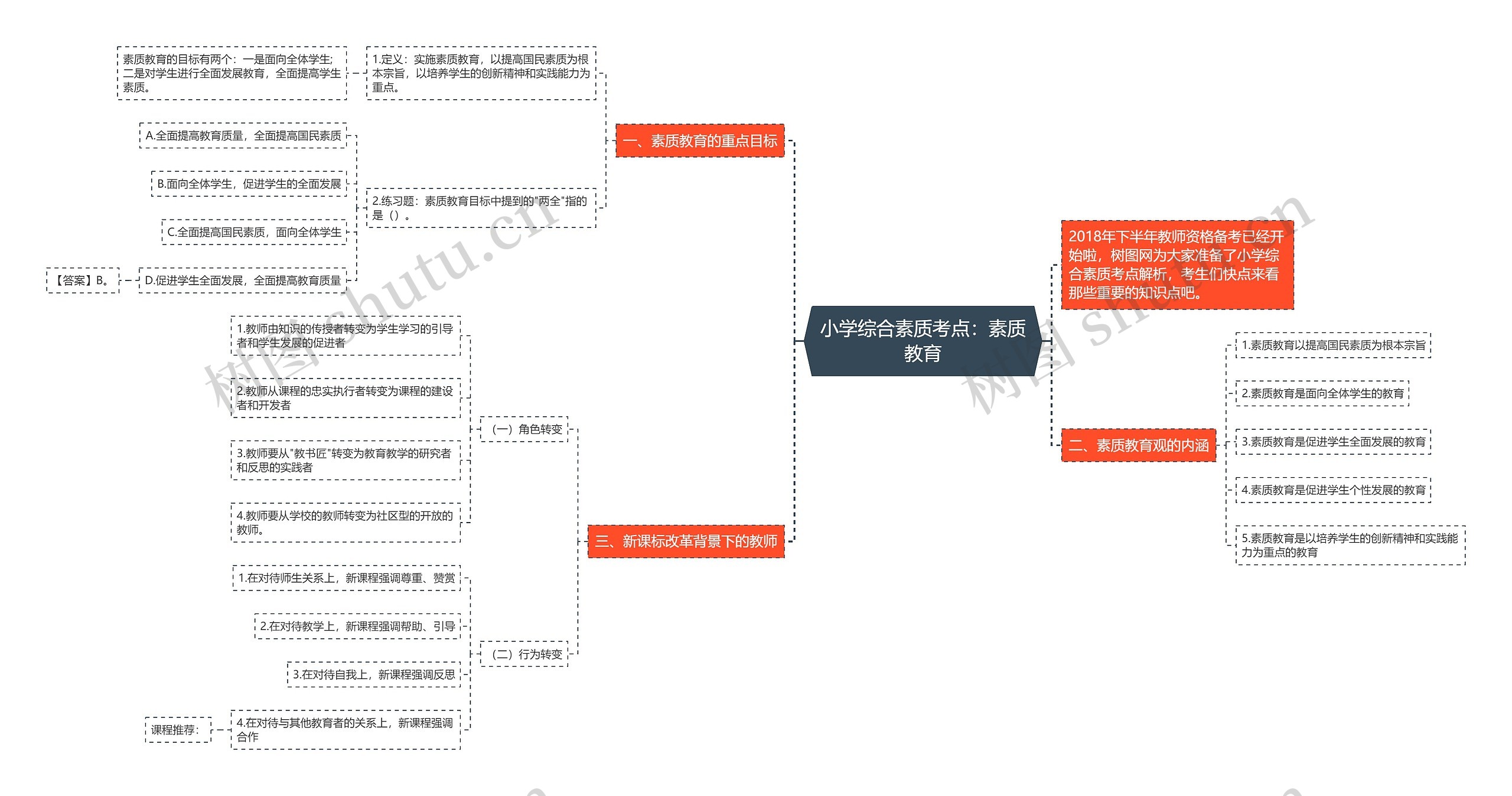 小学综合素质考点：素质教育