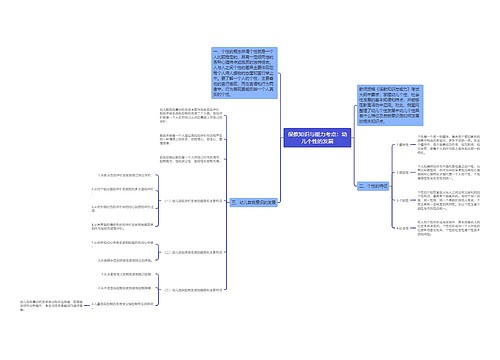 保教知识与能力考点：幼儿个性的发展
