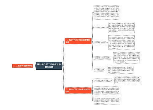 通过中介买二手房应注意哪些事项