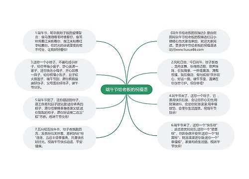 端午节给老板的祝福语