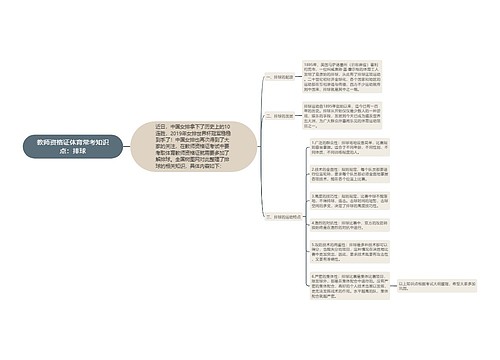 教师资格证体育常考知识点：排球