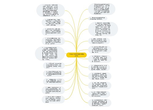 个性生日经典祝福语(精选20句)思维导图