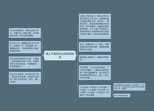 情人节发给老公的祝福微信