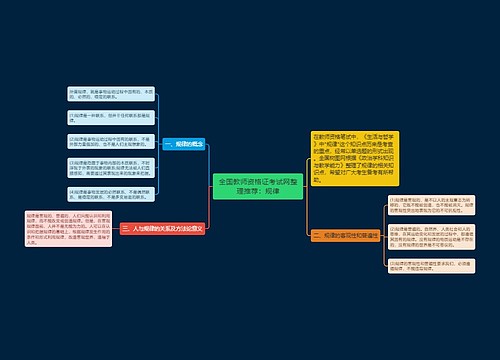 全国教师资格证考试网整理推荐：规律