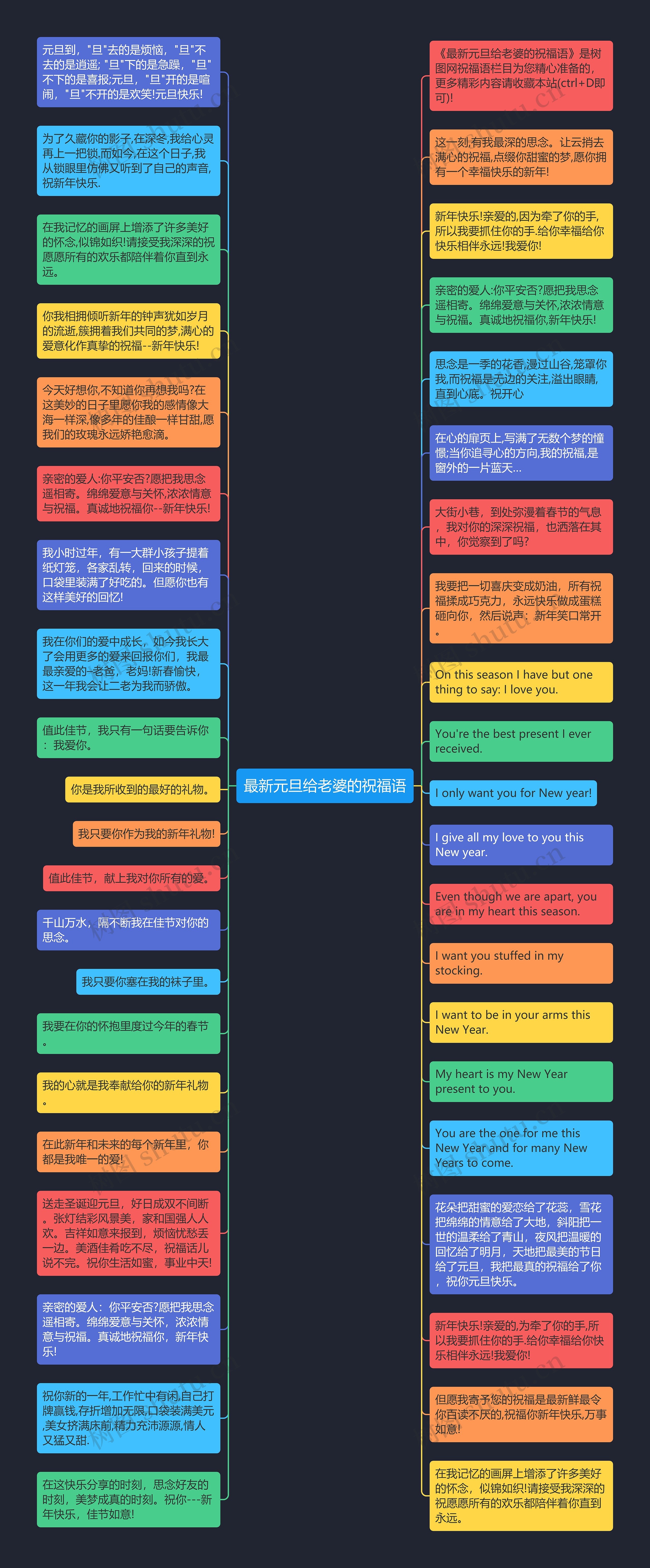 最新元旦给老婆的祝福语