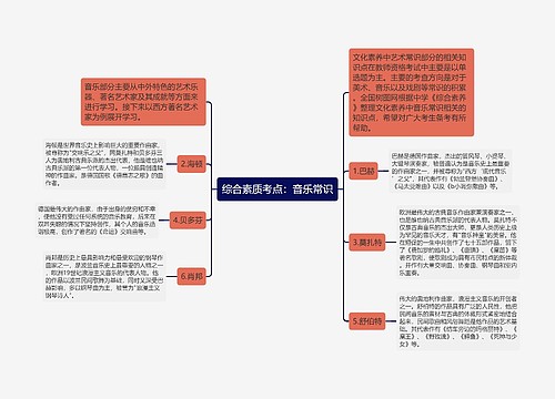 综合素质考点：音乐常识