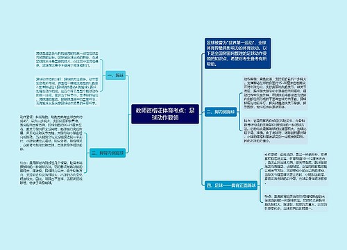 教师资格证体育考点：足球动作要领