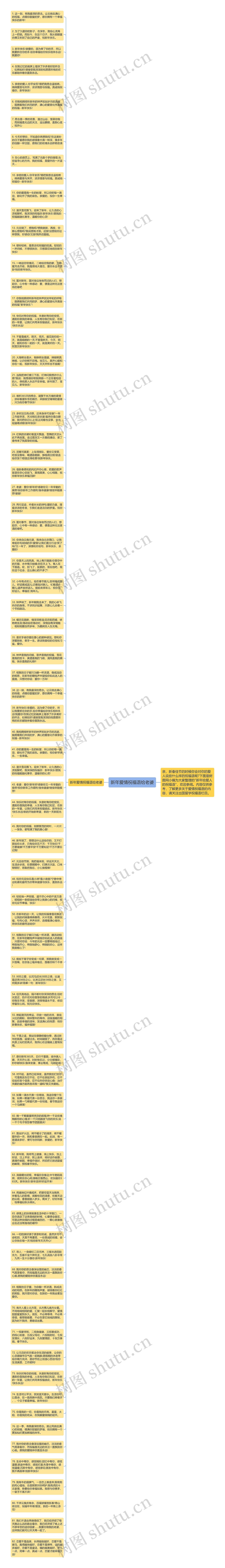 新年爱情祝福语给老婆