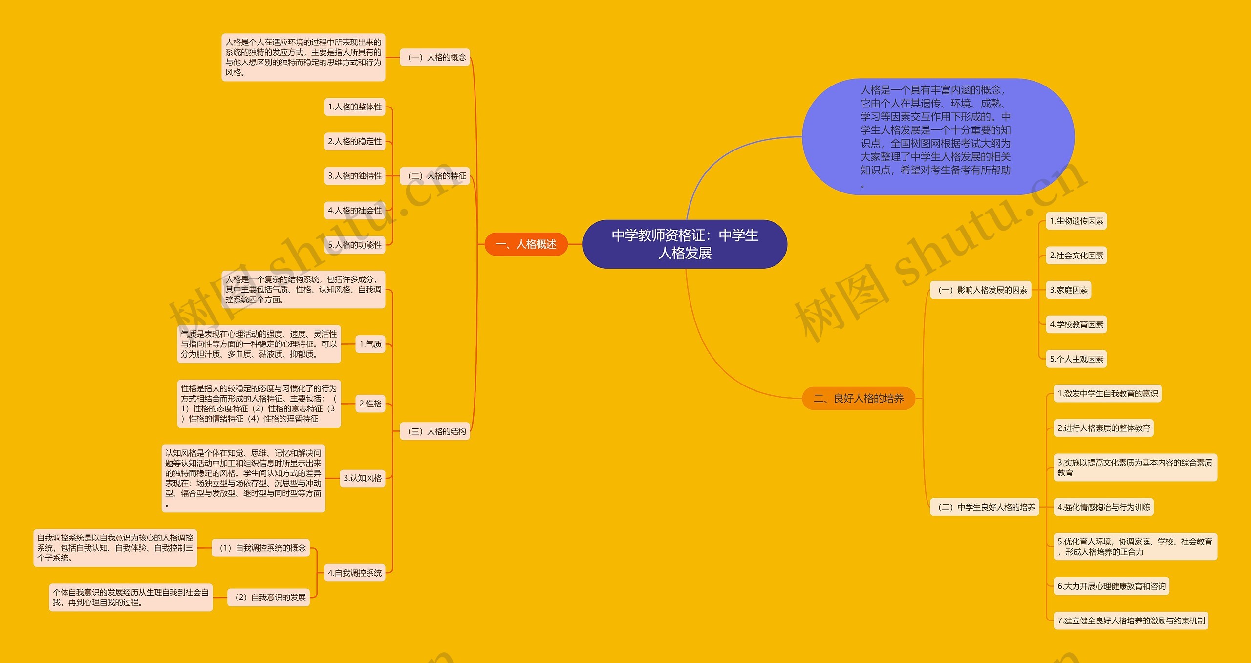 中学教师资格证：中学生人格发展