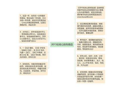 2015给老公的祝福语思维导图